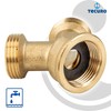 tecuro - 48836 2-Way Splitter Y Splitter Fork Piece for