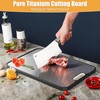 QUENTRO Titanium Cutting Board – Double Sided Chopping Board –