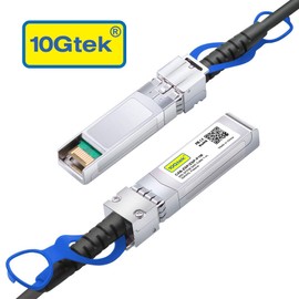 10Gtek 25G SFP28 SFP+ DAC Cable - 25GBASE-CR SFP28 to SFP28 Passive Direct Attach Copper Twinax Cable for Cisco SFP-H25GB-CU0.5M, 0.5-Meter(1.64ft)