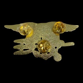 US Navy SEALS Special Warfare Gold Trident Insignia Badge Pin 2-3/4" Full Size