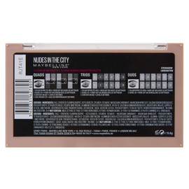 Maybelline New York Nudes In The City Eyeshadow Palette 64g