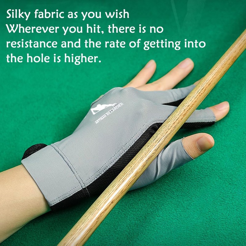 Generisch Billiard Gloves, Snooker Gloves, Billiard Pool Cue Gloves, Adjustable