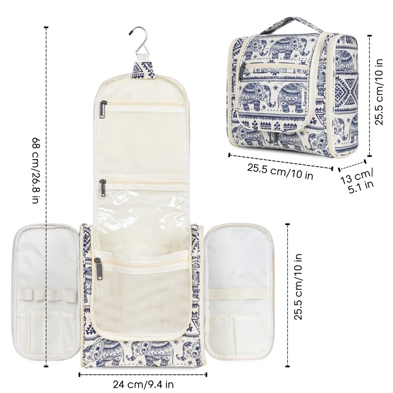 Hanging Travel Toiletry Bag Cosmetic Make up Organizer for Women