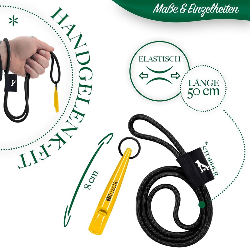 bluzelle Recall 5800 Professional Dog Whistle with Strap for Dog