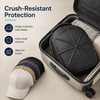6-Cap Baseball Hat Travel Case with Hard EVA Shell, Portable