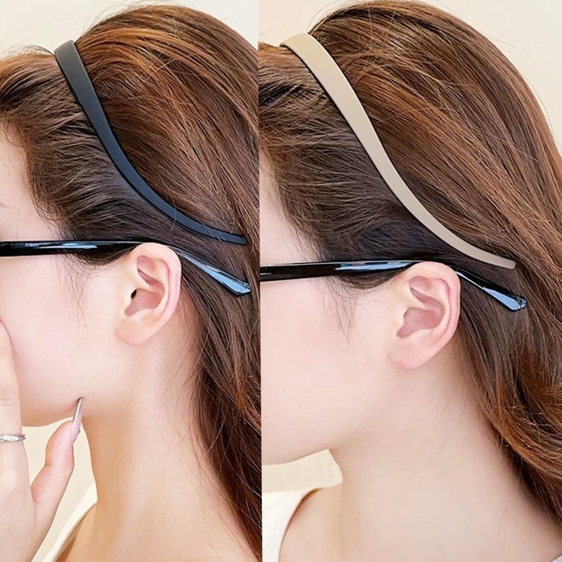 3 Pack Headbands Designed for Eyewear,Flex No Pressure Hairbands for