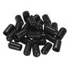 sourcing map 28Pcs Rubber End Caps, 8.5mm(5/16") ID Round Screw