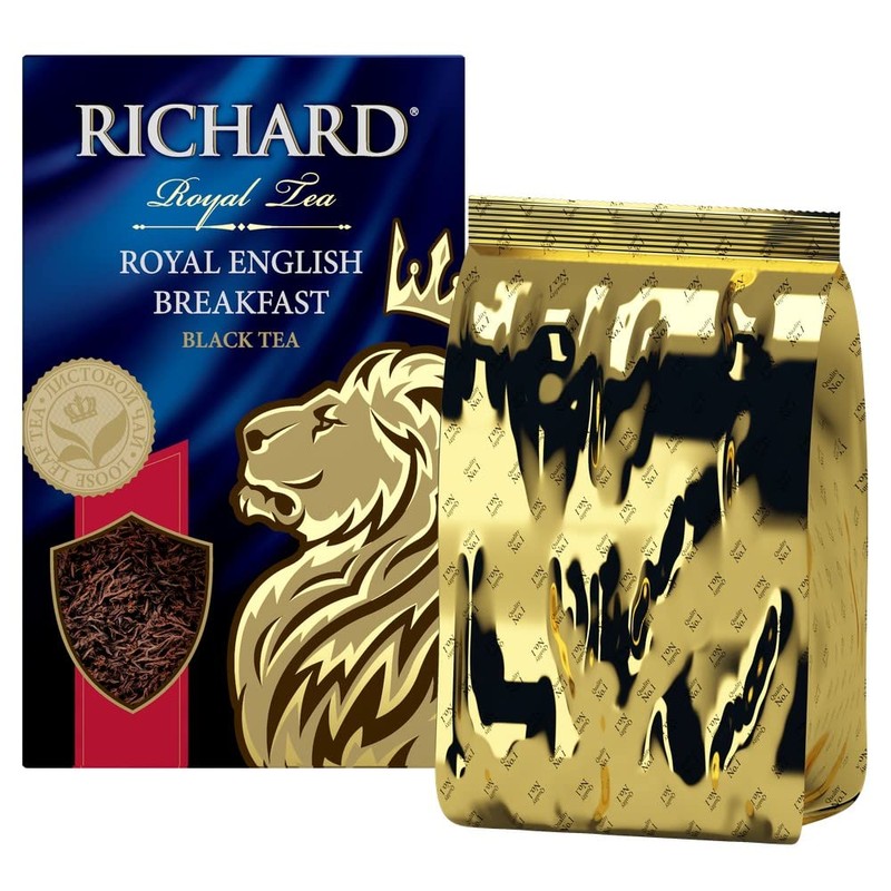 RICHARD 6 Box Set of Tea / CEYLON, ENGLISH BREKFAST,