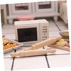ABOOFAN 12pcs Rolling Pin House Adjustable Rollers Pins Miniature Decor