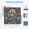 MAXBYE 5D Diamond Painting Kits for Adults Jesus, DIY Diamond