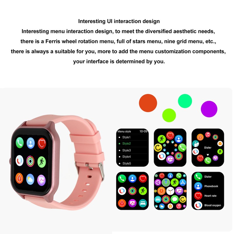 1.83 Inch GT40 Smart Watch HD Full Screen 128Mb IP67