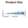 10 Pcs Voltage Tester Pen, AC 100-500V Electric Tester Pen