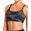 Tempt Me Women Sports Bra Bikini Tops Scoop Neck Bathing