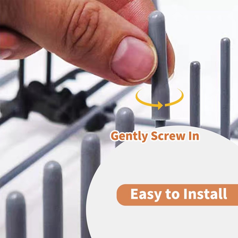 100-Pack Dishwasher Rack Caps,Dishwasher Rack Repair Coating,as the Dishwasher Cover