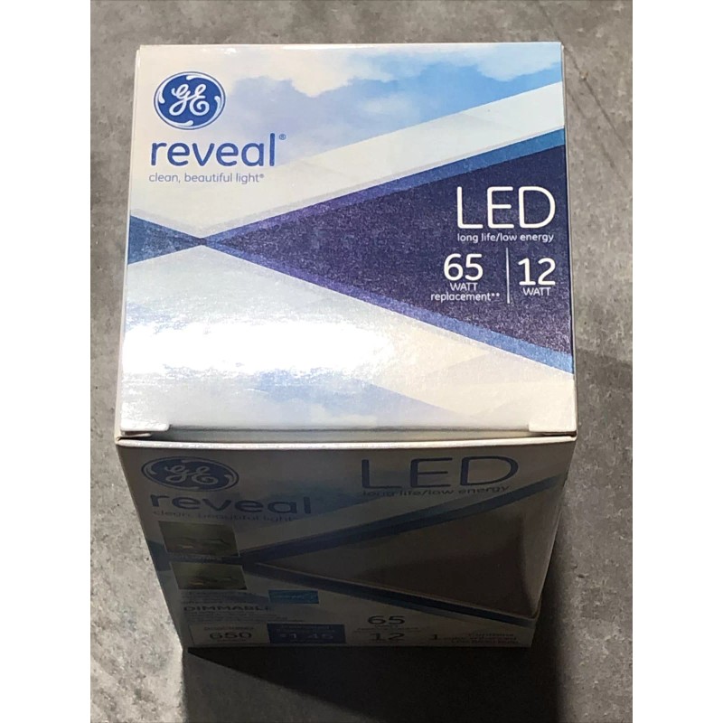 GE Lighting BR30 Reveal LED Floodlight Bulb, 12 Watts -