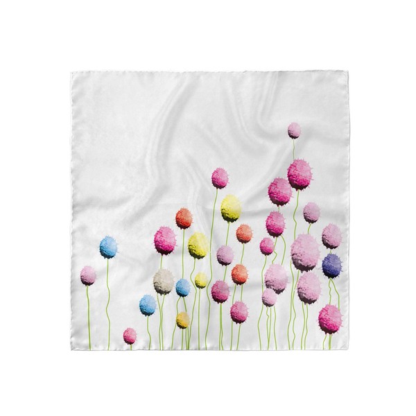 Ambesonne Floral Headscarf, Amaranth Flower Pattern, Hijab Scarf, 27" X