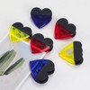 Heart Shape Plastic Refrigerator Magnet Clips Sets，Magnet Paper Clips, Snacks