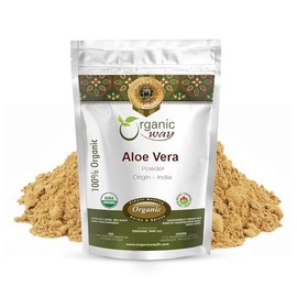 Organic Way Aloe Vera Powder (Aloe barbadensis) (8 Oz)