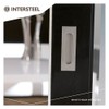 Intersteel 120 X 40 mm Satin Stainless Steel Rectangular Blind