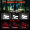 Rechargeable Headlamp, 230°Wide-Angle 1000 Lumens Headlamp Flashlight with Red Taillight