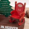 St. Nicholas Square Parent Memorial Candleholder Christmas in Heaven Chairs