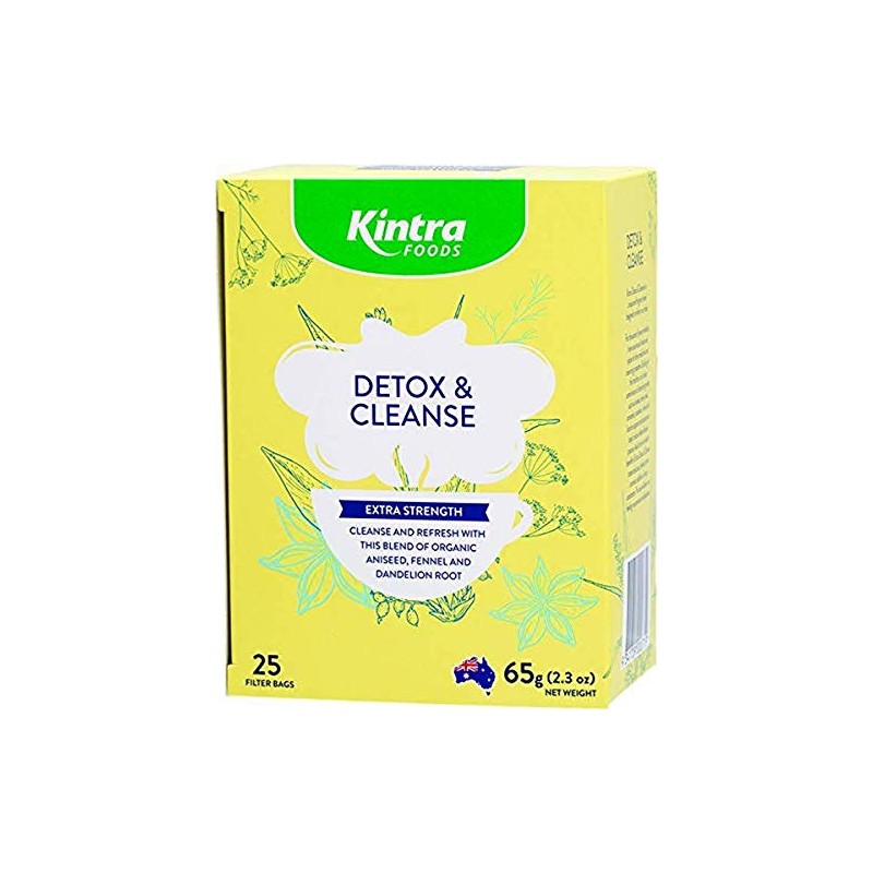 Kintra Foods Detox & Cleanse Loose Leaf 25 Teabags, 65