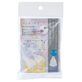 Pajico Resin Tools 403262 Pom Pom Stand, Transparent, Made in Japan