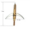 ZSHJG 6pcs Arrowheads Hunting Tips for Bow 100 Grain Archery