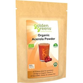 GOLDEN GREENS ORGANIC Organic Acerola Powder 50g (PACK OF 1)