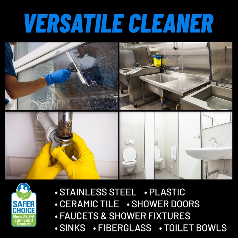 CLR PRO Calcium, Lime and Rust Remover, 1 Gallon Bottle