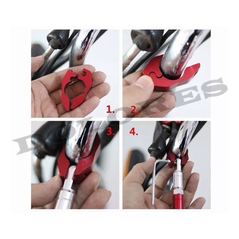 Dolores Metal Motorcycle Stunt Stabilizer Bar Puños Moto Universales