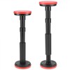 QWORK Adjustable Telescopic Support Pole 7–17.7 inch Range, 2 Pack