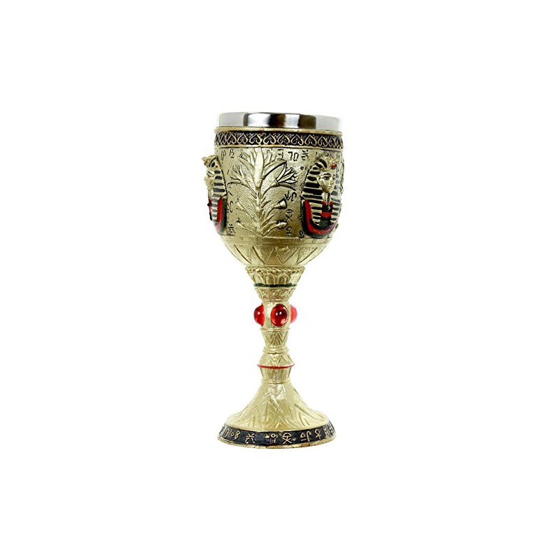 Puckator Decorative Gold Egyptian Goblet I Egypt Ian Themed -