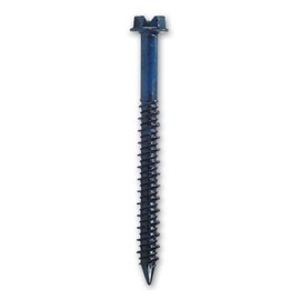 Simpson Strong Tie TTN25114H 1/4-Inch by 1-1/4-Inch Titen Concrete and Masonry Screw with 3/16-Inch Hex Head, Blue