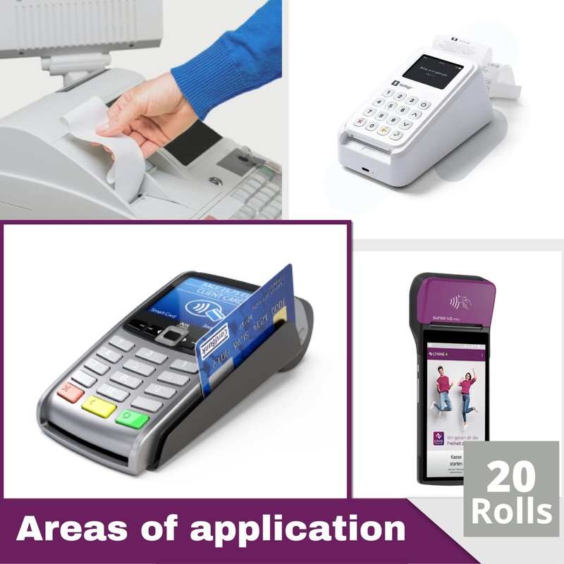 LYNNE PAYMENT SOLUTIONS Premium Till Rolls 57x30 - PDQ Rolls
