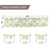 Winter Table Runner, Christmas Modern Table Runner in Grey, Table