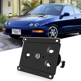 No Drill Front License Frame Compatible with All New Acura Integra (DE) 2023-up Anti-Theft License Plate Grille Mount Holder Car Tag Covers Rust-Proof, Rattle-Proof Car Accessories