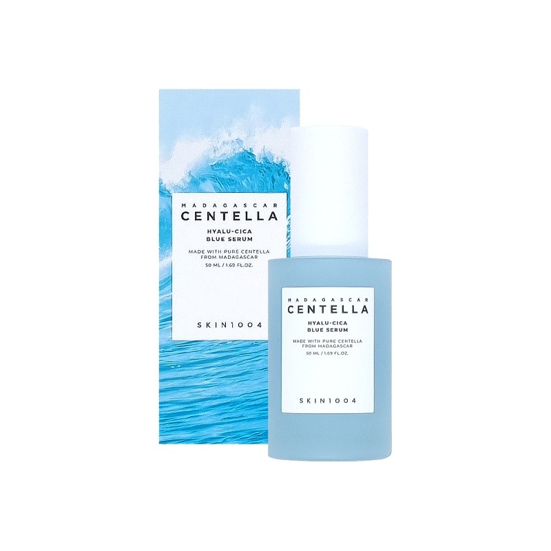 Skin Angel Madagascar Centella Hyaluronic Acid Blue Serum 50ml Whitening
