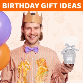 HAPPYPOP 40th Birthday Gifts for Men - Socks for 40 Year Olds, Gifts for Middle Aged Man Born in 1986