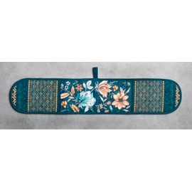 Maison d' Hermine Double Oven Mitts 100% Cotton 18cm x 89cm Easter Double Oven Mitt BBQ Cooking Gloves with Loop for Baking, Grilling, Home, Handling Hot Pans, Luxury Loft - Spring/Summer