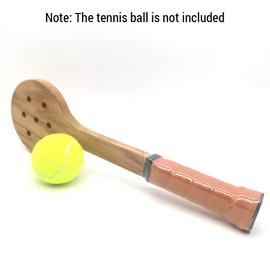 Wooden Tennis Spoon Sticking Practice Tennis Racket Tennis Sweet Spot Trainer Tennis Training Aid