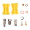 Bike Brake Hose Connector Aluminum Alloy Hydraulic Brake Hose Straight