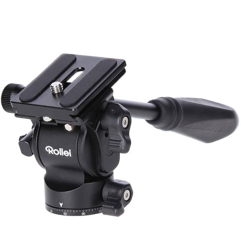 Rollei V5I Video Tripod Head for Light and Soft Movements,