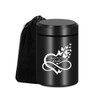 Aluminum Mini Urn for Ashes - 2.75 Inches, Butterfly Design