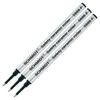 5888 Black Fine Ceramic Rollerball Refills (3 Pack)