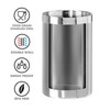 OGGI Stainless Steel Double Wall Wine Cooler - Insulated Tabletop