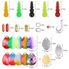 Walleye Spinner Rigs Fishing Lure Making Kit,200 Pieces Fishing Making