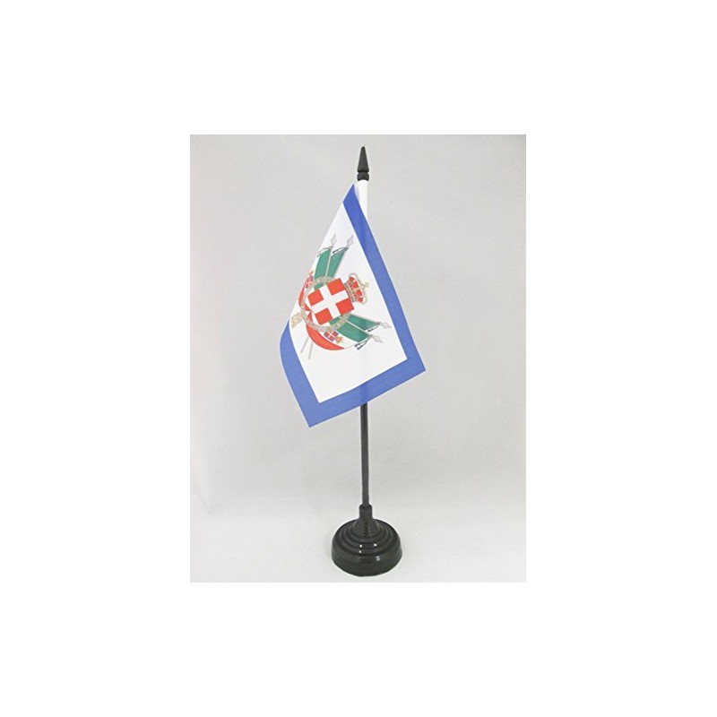 AZ FLAG - Table Flag Arms Kingdom of Italy 1861-1870