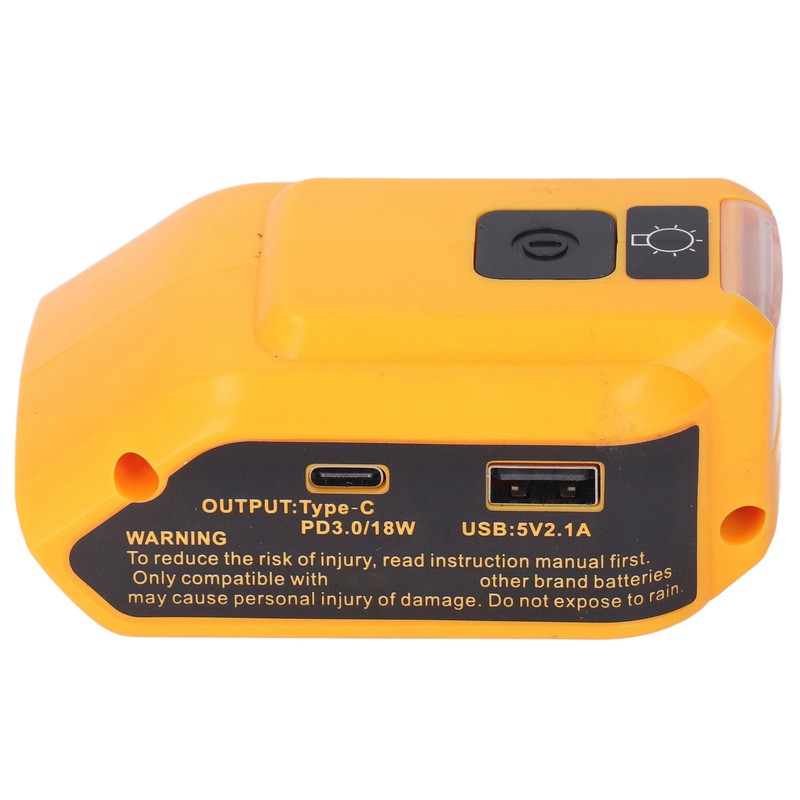 LED Work Light with Dual USB Output Lithium Battery Lighting