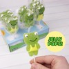 Sweetzo Green Apple Frog Jelly Lollipops, Individually Wrapped Gummy Pops,